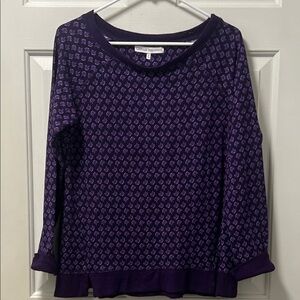 Carole Hockman Purple Women's Top Size Medium